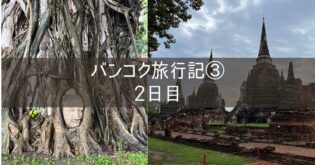 バンコク 旅行記 2024年9月③ 2日目 チャーター 水上マーケット＋メークロン線路市場＋アユタヤ遺跡3カ所